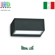 Вуличний світильник/корпус Ideal Lux, настінний, алюміній, IP44, чорний, 1xG9, TWIN AP1 NERO. Італія!